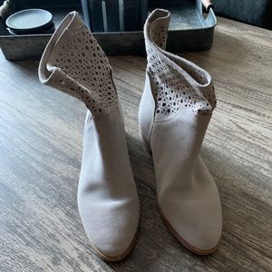 MK Michael Kors Graham Sunny Cement Ankle Boots
